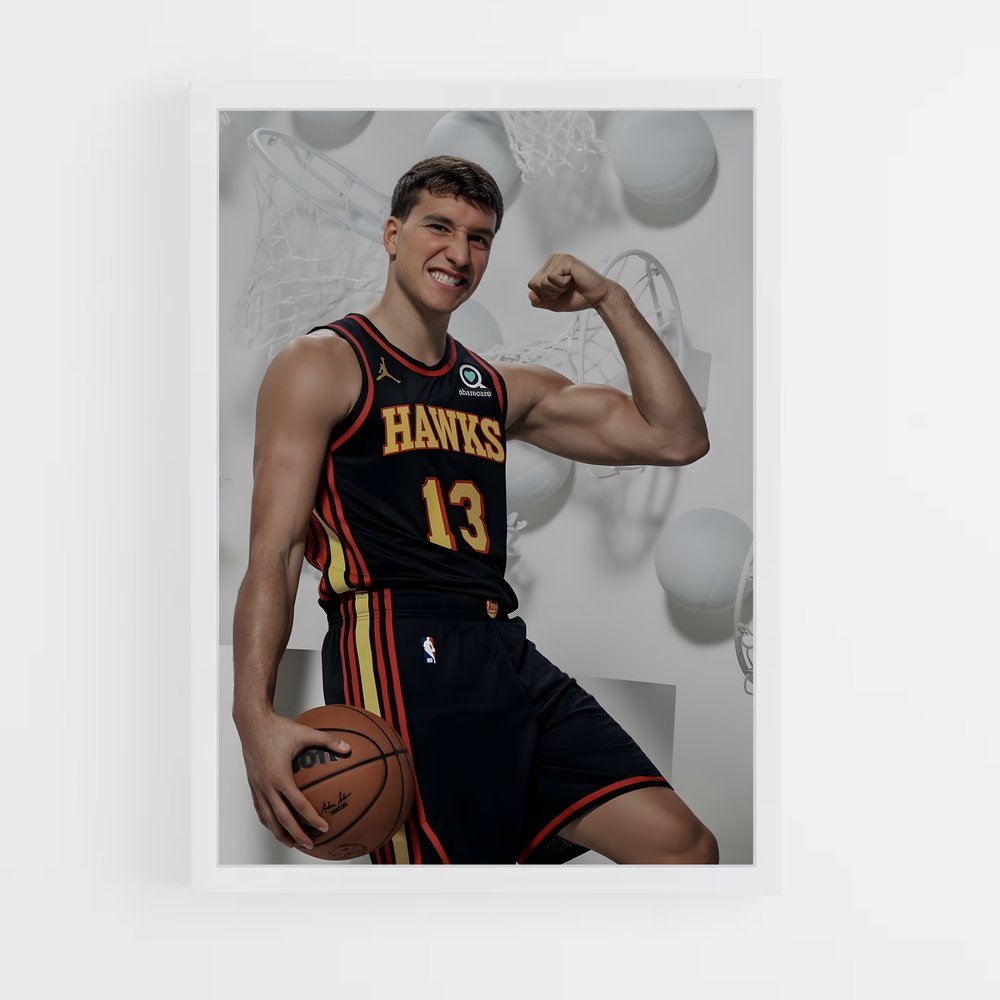 Poster Bogdan bogdanovic – affiche Basketball (vue 3)